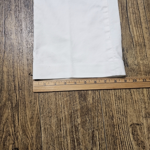 Lauren Ralph Lauren Women's Jeans Wide Leg White  Sz 6 Cottton - Picture 7 of 10